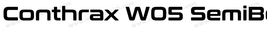 Conthrax W05 SemiBo字体转换